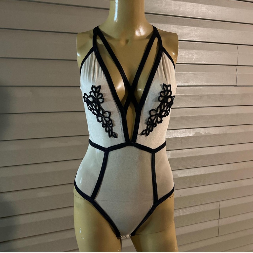 Elegant Embroidered Bodysuit